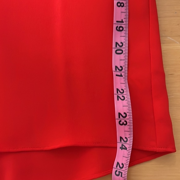 Ramy Brook Red Silk Open-Shoulder Blouse - Picture 8 of 12